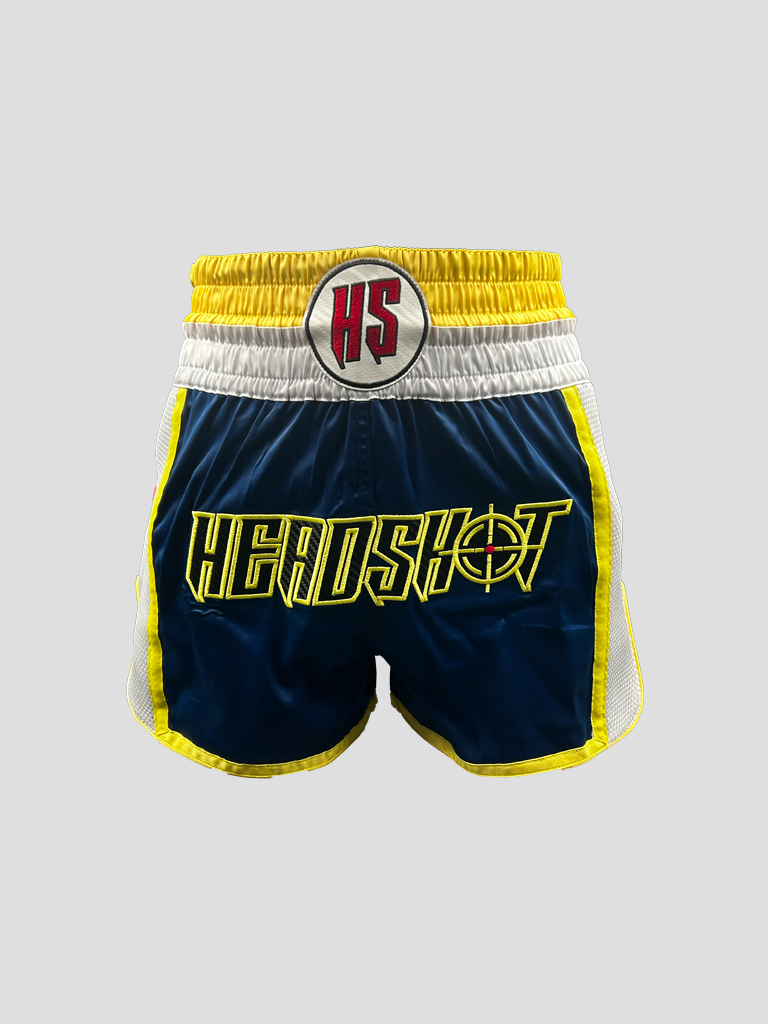 Blue Headshot Shorts