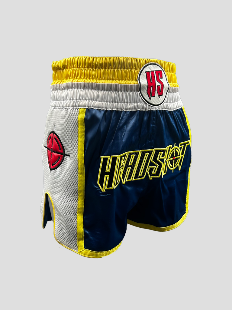 Blue Headshot Shorts