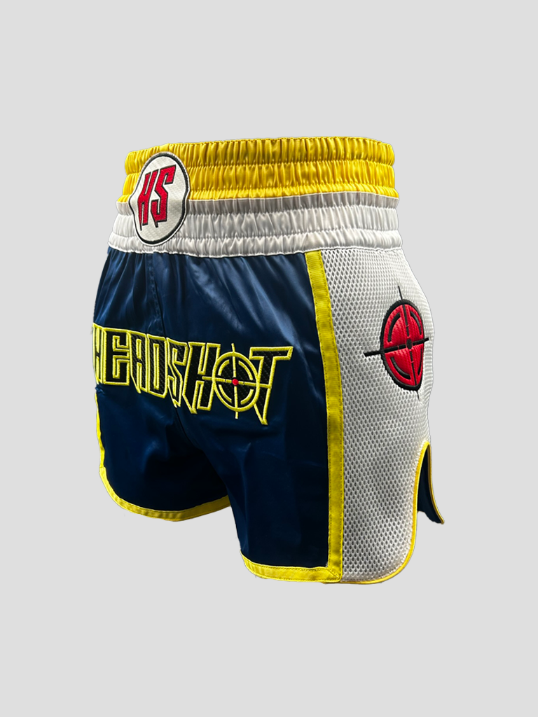 Blue Headshot Shorts